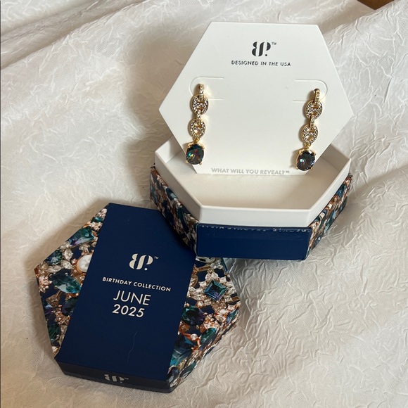 Bomb Party Jewelry - Bomb Party June 2025 Perfection Found Gold Earrings